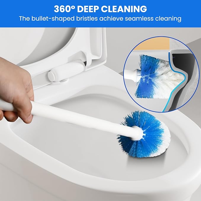Toilet Brush Refills for OXO Toilet Brush Only, 4 Pack Toilet Brush Replacement - Image 4