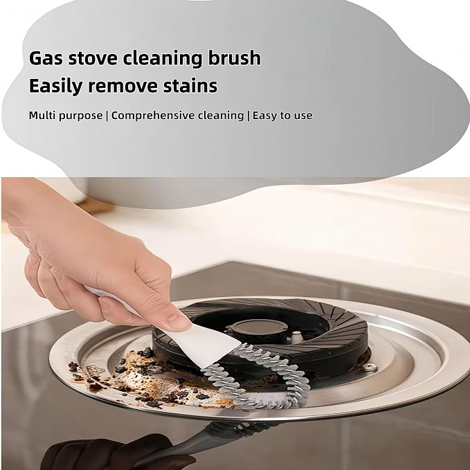 2 Pack Oven, Stove & BBQ Cleaning Brush Set - Image 8