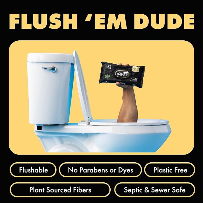 DUDE Wipes Shea BUTTer Flushable Wipes - Image 3