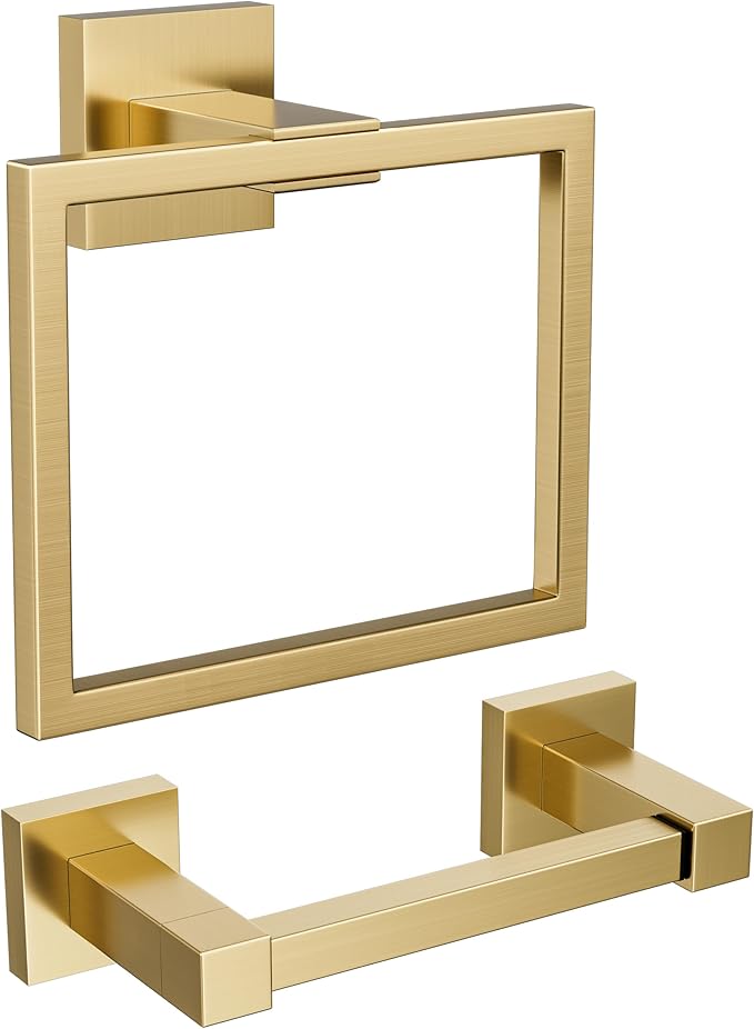 FORIOUS Toilet Paper Holder Set Wall Mount, SUS 304 Stainless Steel Pivoting by FORIOUS