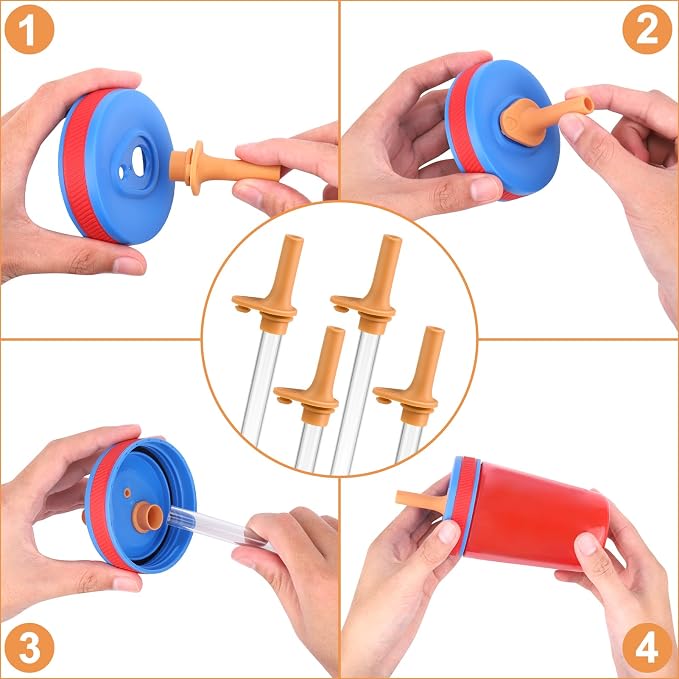 XANGNIER Replacement Straws and Bite Valve Compatible - Image 7