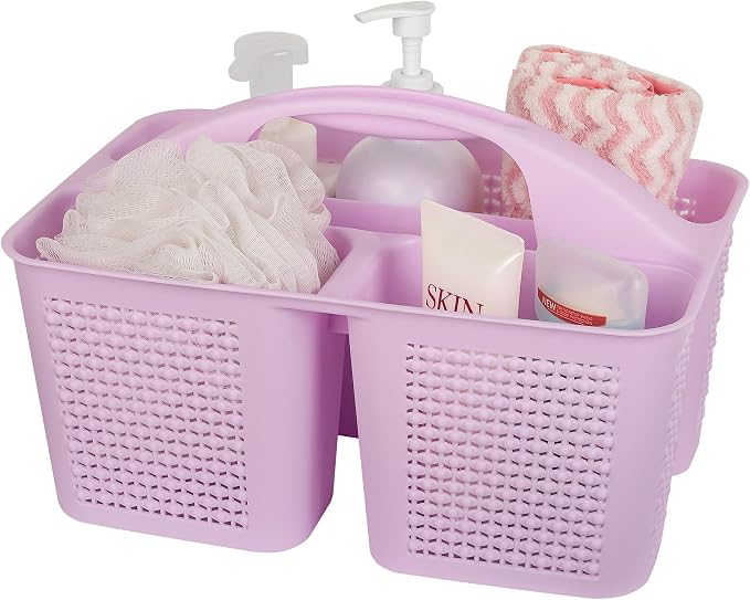 UUJOLY Plastic Portable Shower Caddy Basket Bucket, Cleaning Shower Basket by UUJOLY