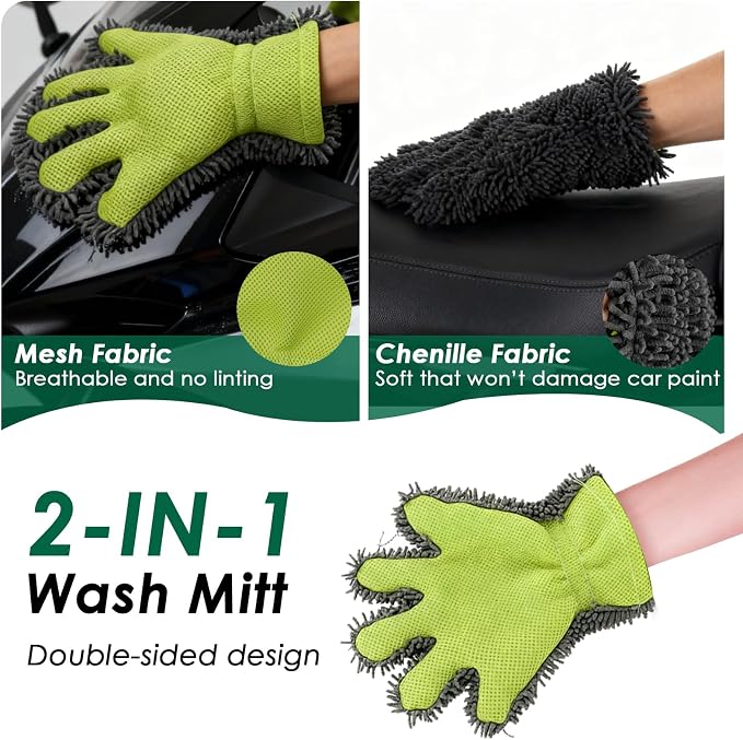 9 Pack Motorcycle Cleaning Kit, Motorcycle Detailing Kit - Image 8