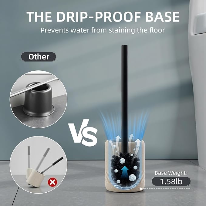 Toilet Brush and Holder Set - Image 3