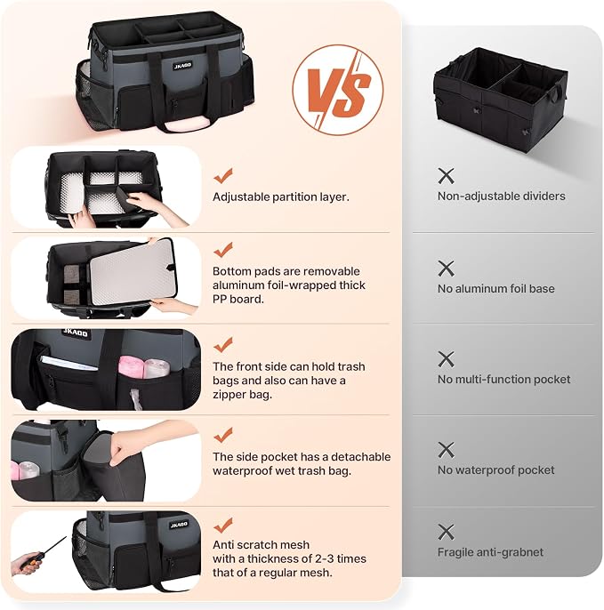 Large Wearable Cleaning Caddy Bags, Cleaning Supplies Storage Bag - Image 5