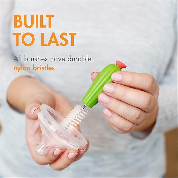 Boon Cacti Bottle Cleaning Brush Set - Image 5