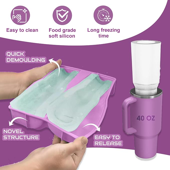 Ice Cube Tray for Tumbler, Ice Drink, Compatible - Image 2