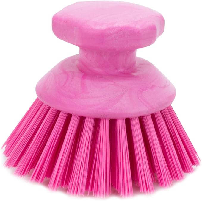 SPARTA 42395EC26 Plastic Scrubber Brush, Round Brush, Dish Scrub Brush - Image 3