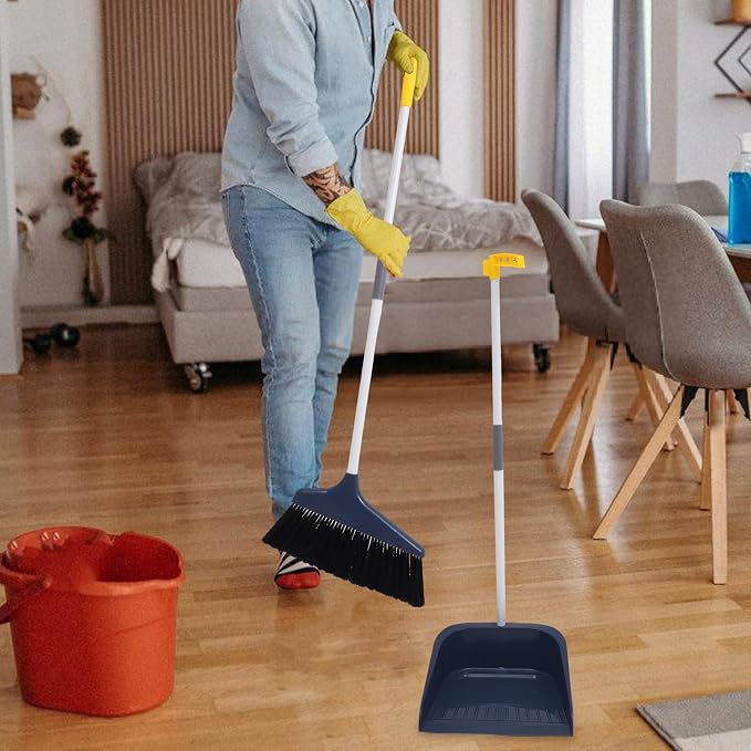Stand Up Dustpan and Broom Set - Image 6