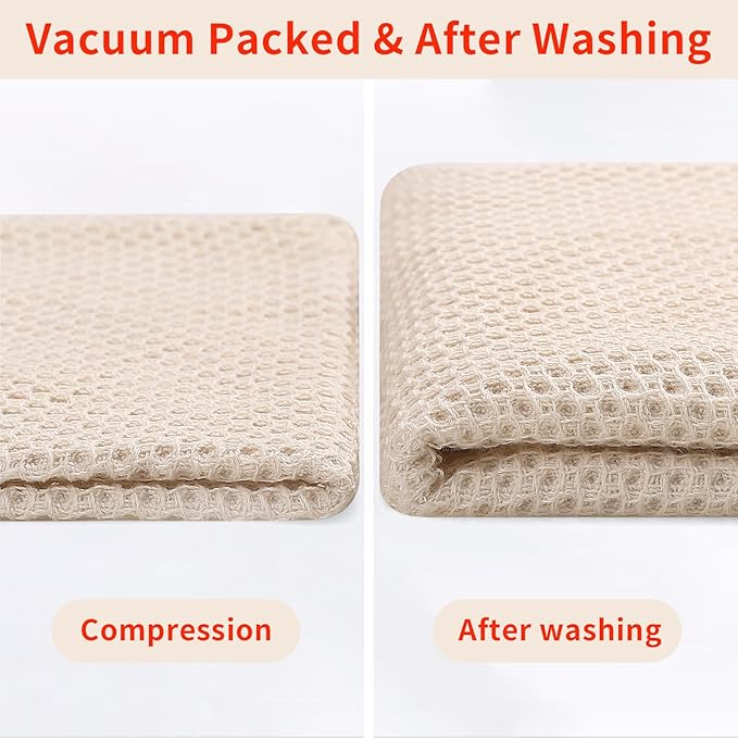 Homaxy 100% Cotton Waffle Weave Kitchen Dish Cloths, Ultra Soft Absorbent Quick - Image 7