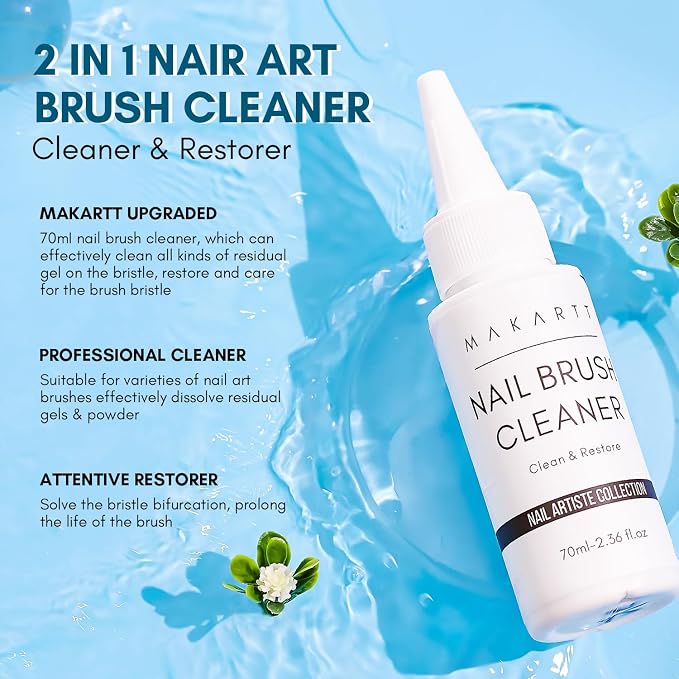 Makartt Nail Art Brushes Cleaner: Nail Polish Brush Bristles Conditioner - Image 9