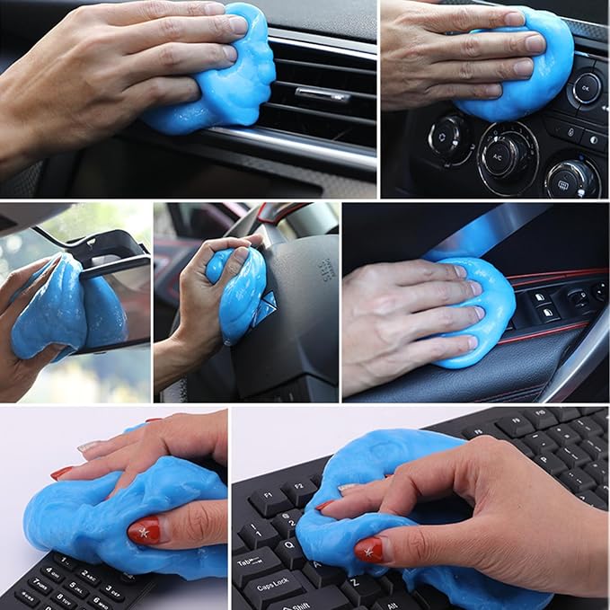Car Cleaning Gel, Automotive Dust Car Crevice Cleaner, Slime Auto Air Vent and - Image 6