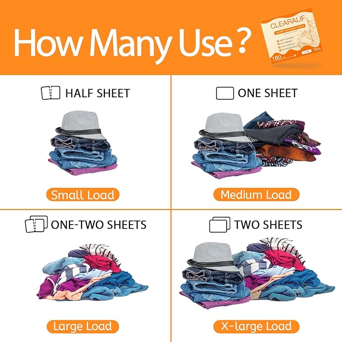CLEARALIF Laundry Detergent Sheets Up to 160 Loads, Apartments - Image 3
