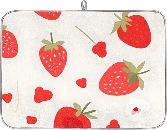 Dish Drying Mat for Kitchen Absorbent Drying Mat Reversible Dish Drying Pad by Eizlang