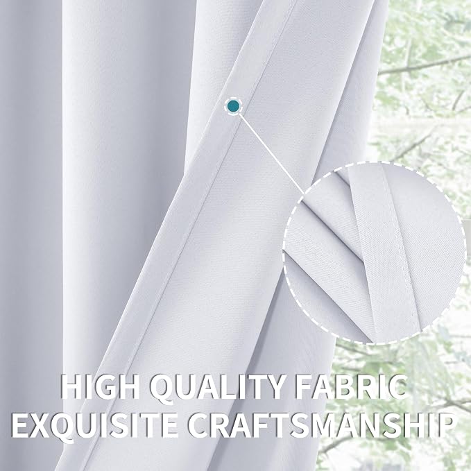 BGment Rod Pocket Room Darkening Curtains - Image 4