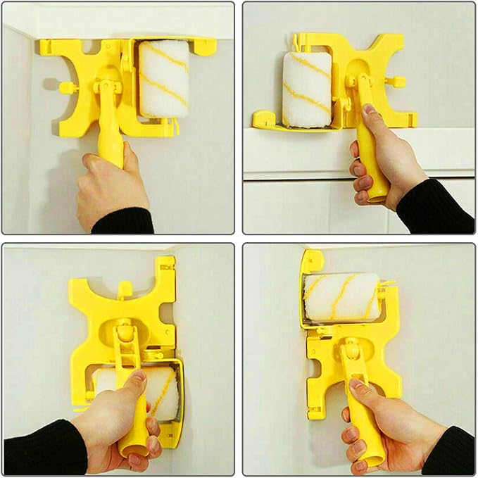 Paint Roller Brush, Removable Cleaning Brush Safe Portable Tool - Image 4