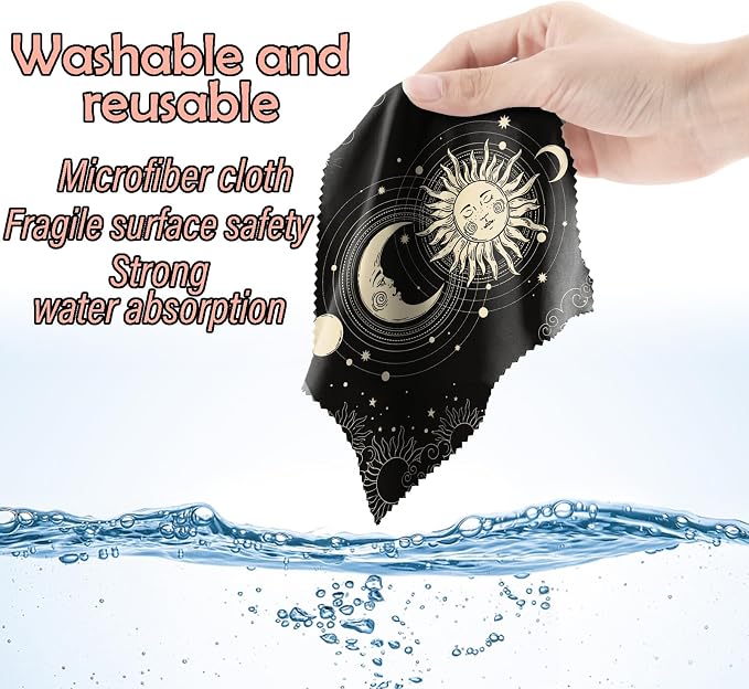 6 PCS Glasses Cleaning Cloth Eyeglass Cleaning Cloth Lens Eyeglasses Microfiber - Image 6