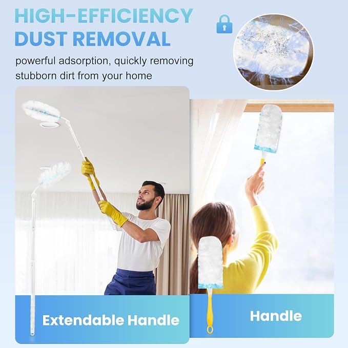 Duster Refills Compatible with Swiffer® Duster, Unscented Dusters - Image 3