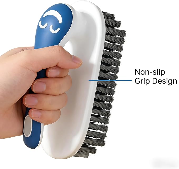 2 PCS Soft Bristle Shoe Brush Set – Long Handle & Short Handle Scrubbing - Image 8