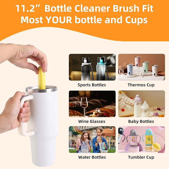 3 Pack Cleaner Brush Kit for Stanley, Bottle Cleaner Brush Set - Image 5