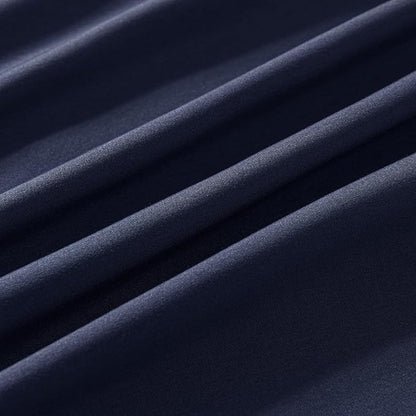Bed Skirt Full Size Ruffled Bed Skirts with Split Corners, 16 Inch Drop Dust Ruffle Bed Skirt with Platform, Blue, Full - 16" Drop