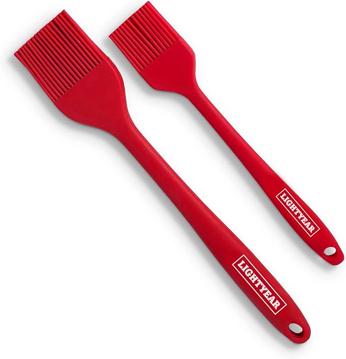 Lightyear Silicone Basting Pastry Brush Set 450°F Heat Resistant Oil Brush by Unknown