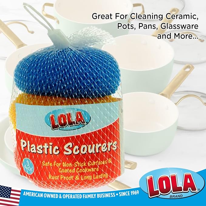 LOLA Plastic Mesh Scouring Pads - Image 4