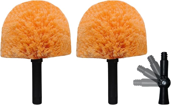 2 Pack Tockrop Twist-On Cobweb Duster Head Brush – High Efficiency Spider Web by Providequalityproducts