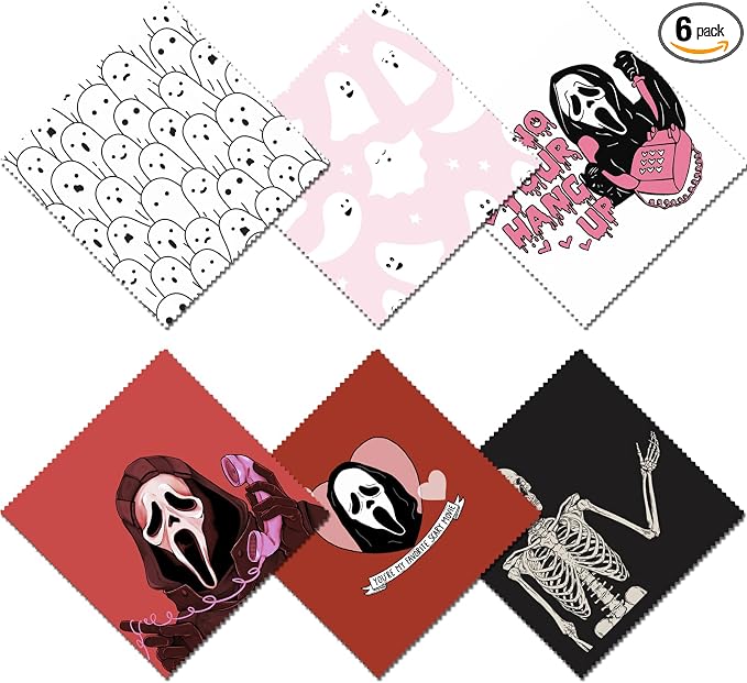 6 PCS Glasses Cleaning Cloth Eyeglass Cleaning Cloth Lens Eyeglasses Microfiber by BHAHB