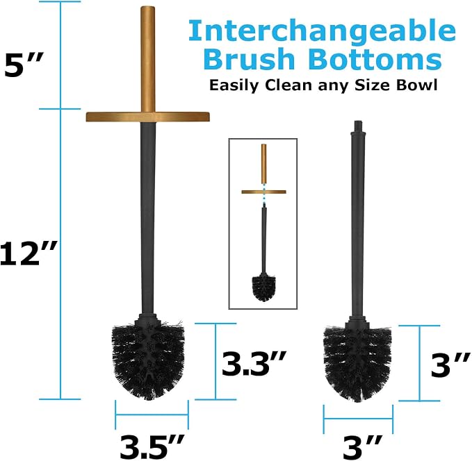 Blue Donuts Toilet Brush and Plunger Set - Image 5