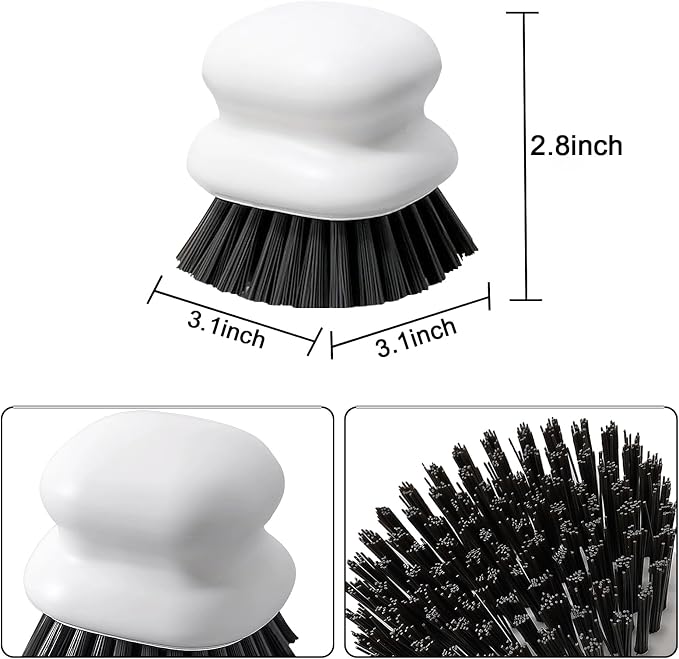 2Pack Dish Scrub Brush, Palm Brush Dish Scrubber - Image 5