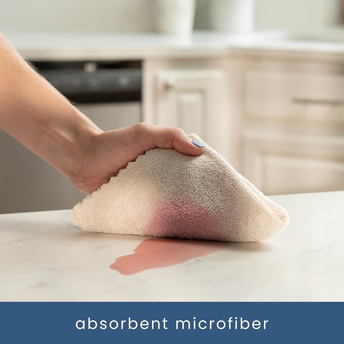 S&T INC. 50 Pack Microfiber Cleaning Cloth - Image 2