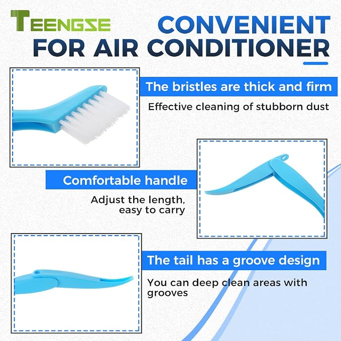 7PCS Air Conditioning Brush Set, FCR6 Fin Comb Tool, Radiator Condenser Fin Comb - Image 6