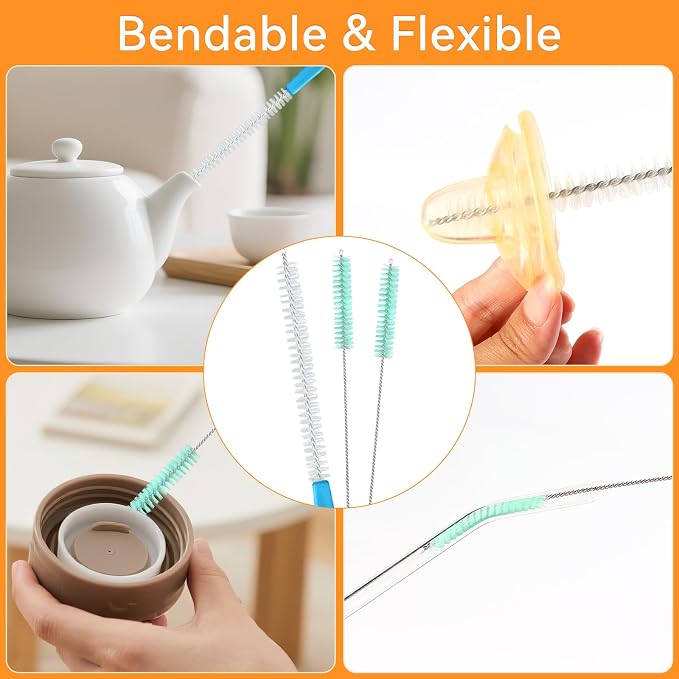 Ice Machine Cleaner Brush Sets, Small Cleaning Brush Tight Spaces - Image 4