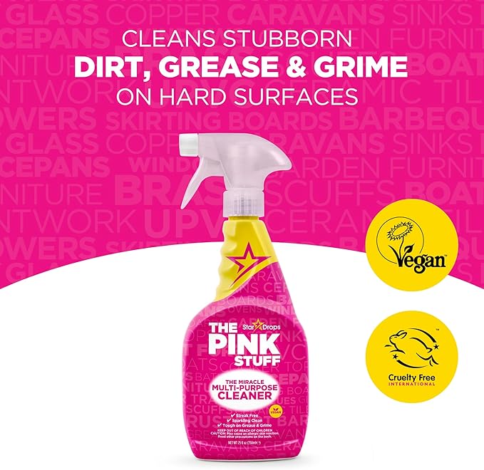 Stardrops - The Pink Stuff - The Miracle Multi-Purpose Cleaning Spray 750ml - Image 2