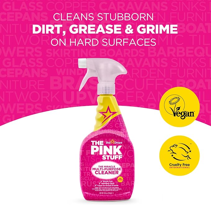The Pink Stuff Miracle Multi-Purpose Cleaner â€“ Removes Grease, and Stains on - Image 3