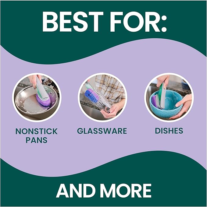 Scotch-Brite Soap Control Odor Resist Non Scratch Dishwand, 1 pack - Image 5