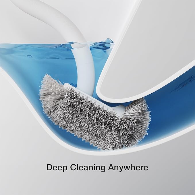 Toilet Cleaner Brush, Diveotree Toilet Brush and Holder - Image 6