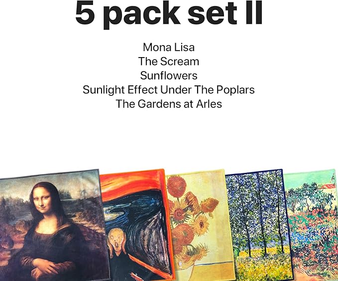 Extra Large Classic Art Collection 2, Microfiber Cleaning Cloth - Image 3