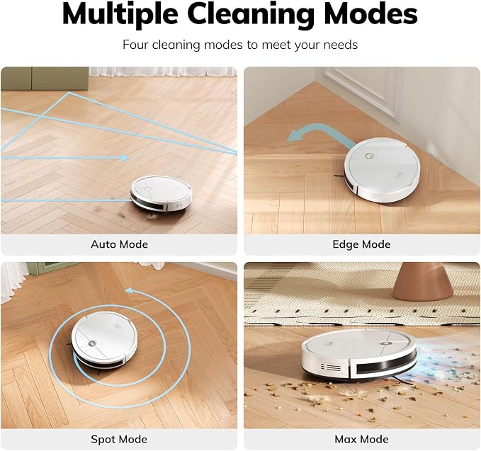 ILIFE V2 Robot Vacuum Cleaner, Tangle-Free Suction, 120 Mins Runtime, - Image 7