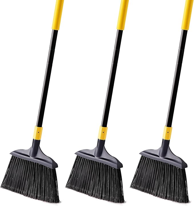 Yocada Commercial Broom Outdoor Indoor Commercial 3 PCS by Yocada