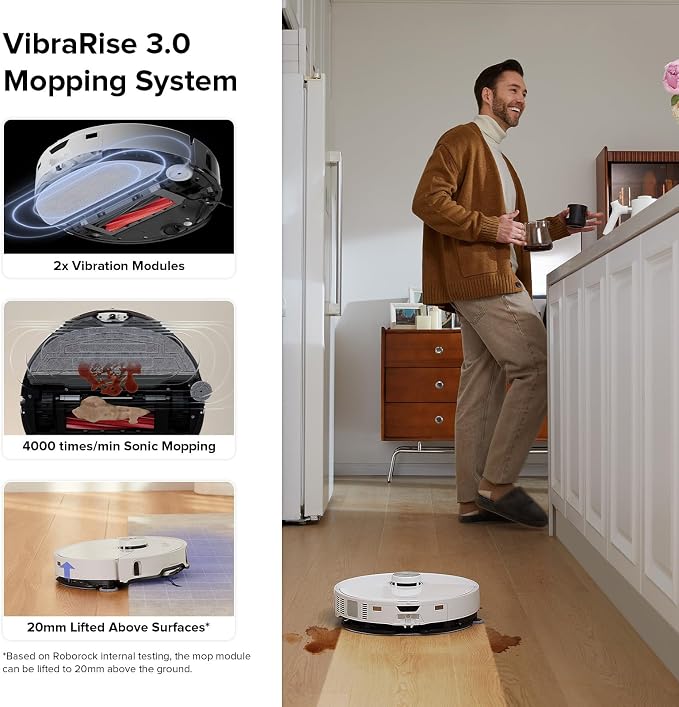 roborock S8 MaxV Ultra with Refill & Drainage System Robot Vacuum and Mop - Image 8