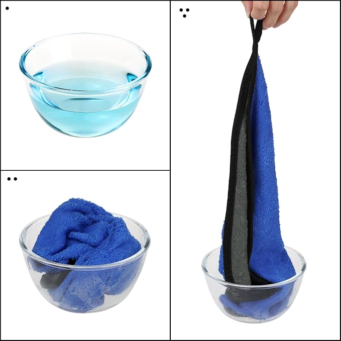 uxcell Car Cleaning Cloths, 8 Pack Soft Premium Microfiber Towels - Image 4