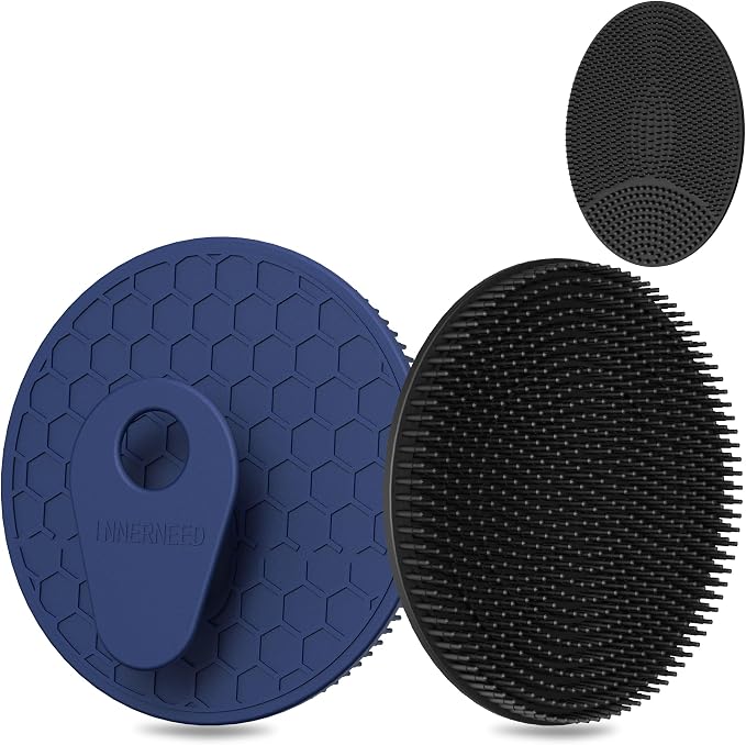 INNERNEED Food Grade Silicone Body Scrubber Gentle Exfoliating Brush by INNERNEED
