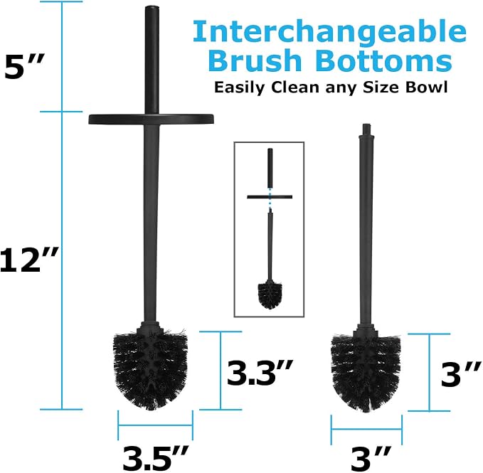 Blue Donuts Toilet Brush and Plunger Set - Image 5