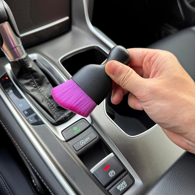 Car Detailing Brush, Soft Bristle Cleaning Brush, Scratch-Free Auto Duster Tool - Image 9