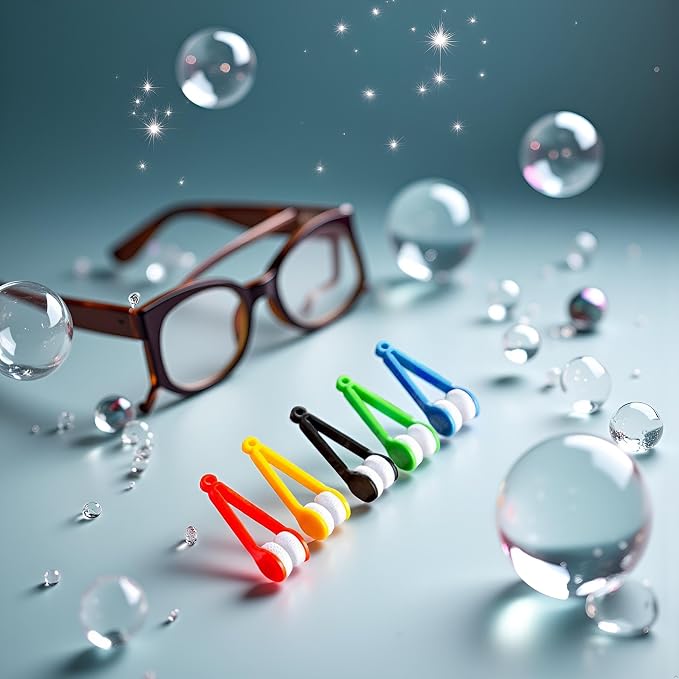 5Pcs Spectacle Glass Cleaner Eye Glasses Lens Cleaner Microfiber Cleaning Cloth - Image 5
