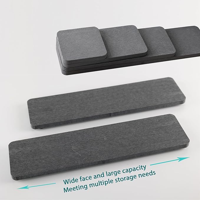 2 Pcs Water Absorbing Stone Trays, Kitchen/Bathroom Sink Soap Dish, Diatomite - Image 6