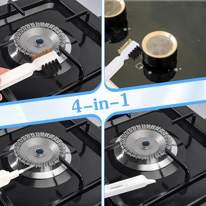 2 PCS Gas Stove Cleaner Brush, Kitchen Cleaning Scrub Brush - Image 2
