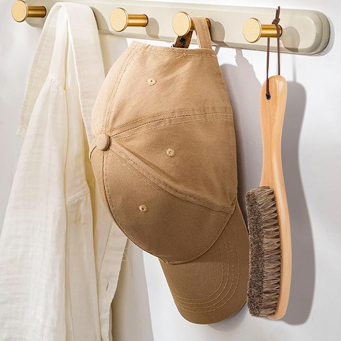 Horsehair Hat Brush, Felt Hat Cowboy Hat Brushes Cleaning Kit - Image 6